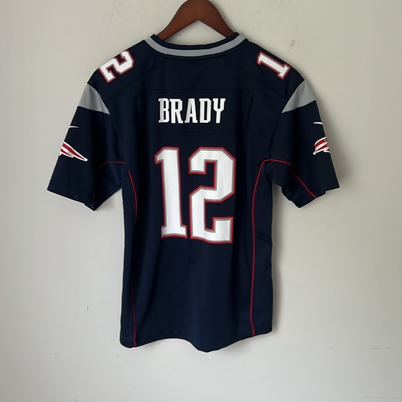 Nike Tom Brady New England Patriots NFL football jersey, size youth large # - Picture 6 of 7